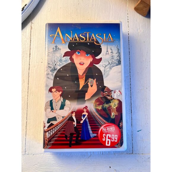 Anastasia VHS Tape Vintage Classic Animated Movie Clamshell Case - Picture 1 of 2
